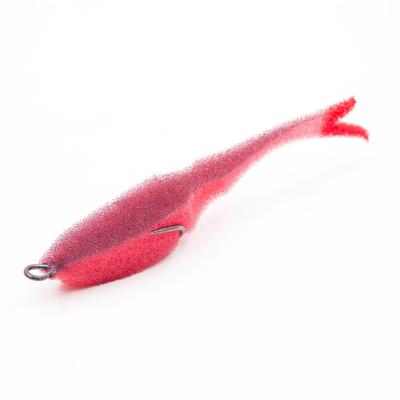 Поролоновая рыбка YAMAN Devious Minnow на двойнике, р. 105 мм, цвет 24 UV (5 шт.) - 1