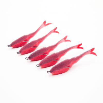 Поролоновая рыбка YAMAN Devious Minnow на двойнике, р. 105 мм, цвет 24 UV (5 шт.) - 2