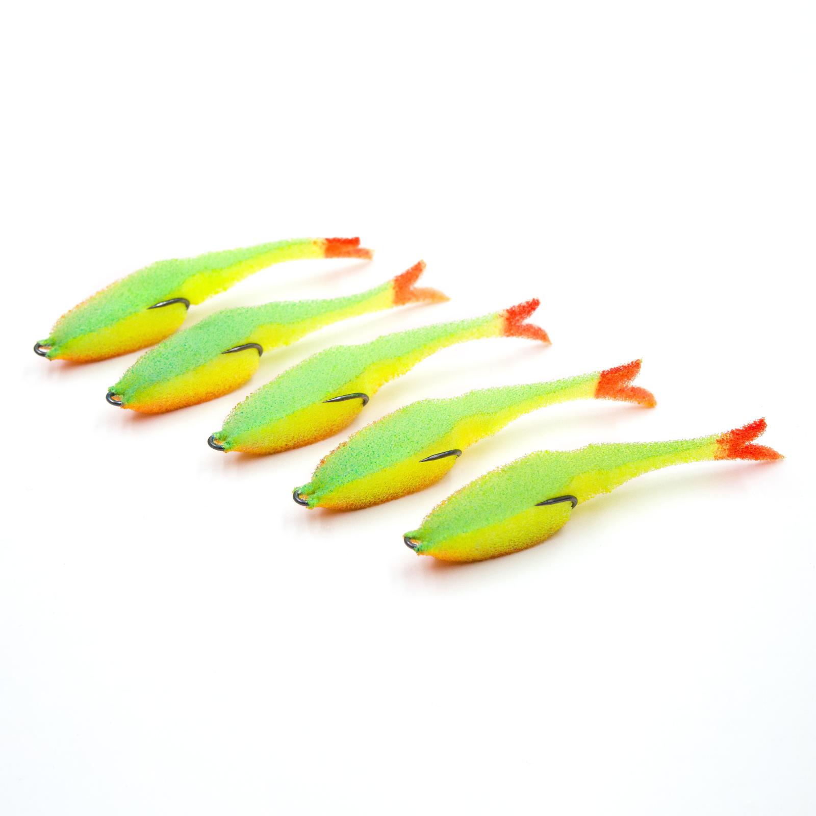 Поролоновая рыбка YAMAN Devious Minnow на двойнике, р. 105 мм, цвет 26 UV (5 шт.) - 2