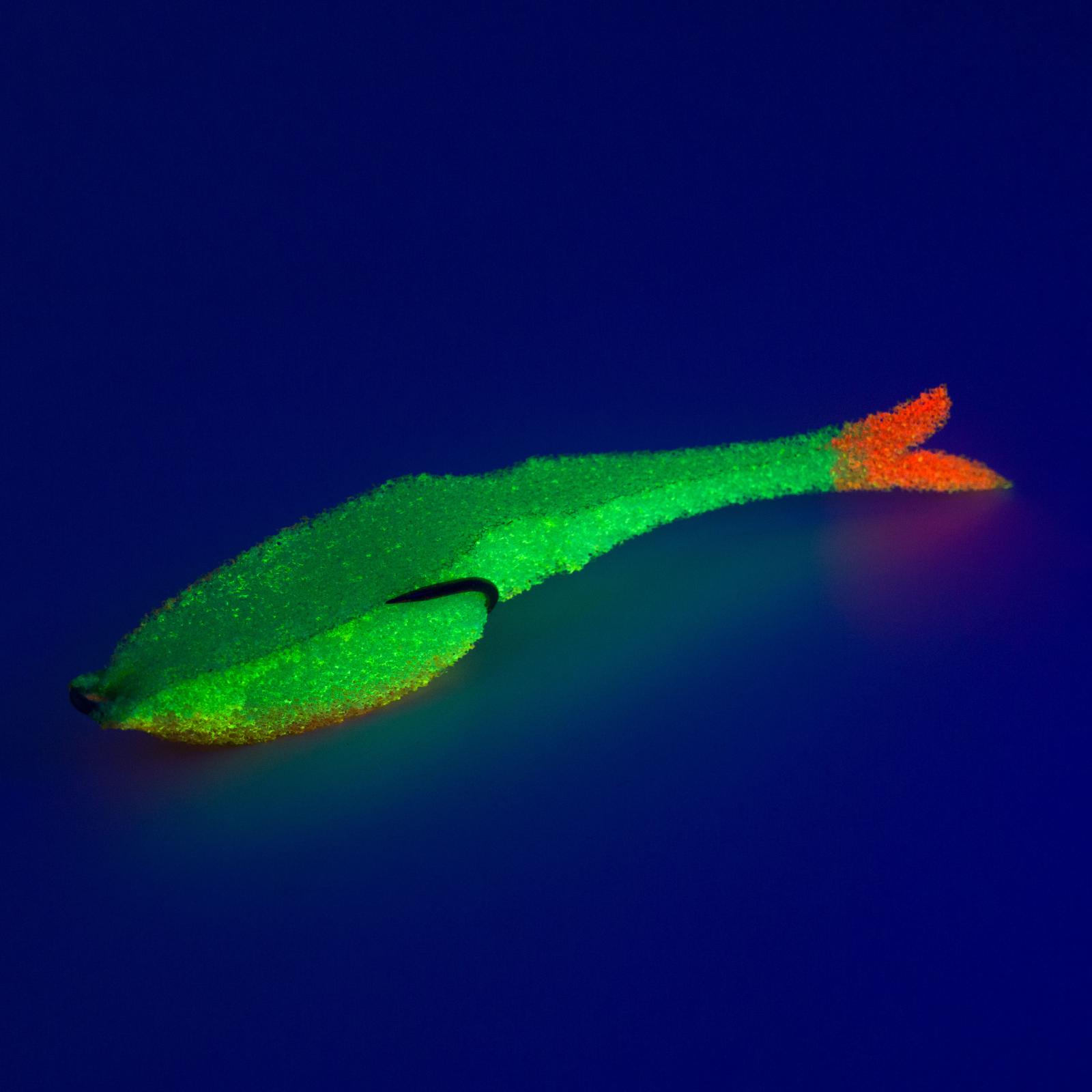 Поролоновая рыбка YAMAN Devious Minnow на двойнике, р. 105 мм, цвет 26 UV (5 шт.) - 3