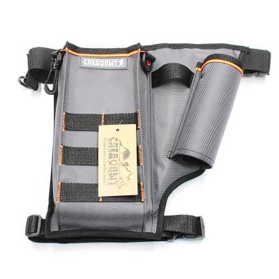 Сумка рыболовная поясная "СЛЕДОПЫТ" Fishing Pocket Hip, 30х22х6 см, цв. серый, без коробок - 1