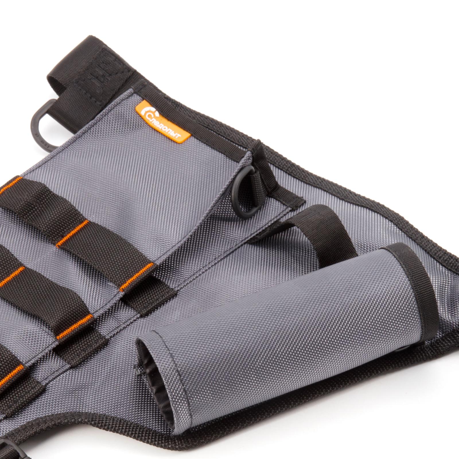 Сумка рыболовная поясная "СЛЕДОПЫТ" Fishing Pocket Hip, 30х22х6 см, цв. серый, без коробок - 4