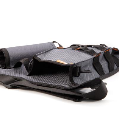 Сумка рыболовная поясная "СЛЕДОПЫТ" Fishing Pocket Hip, 30х22х6 см, цв. серый, без коробок - 6