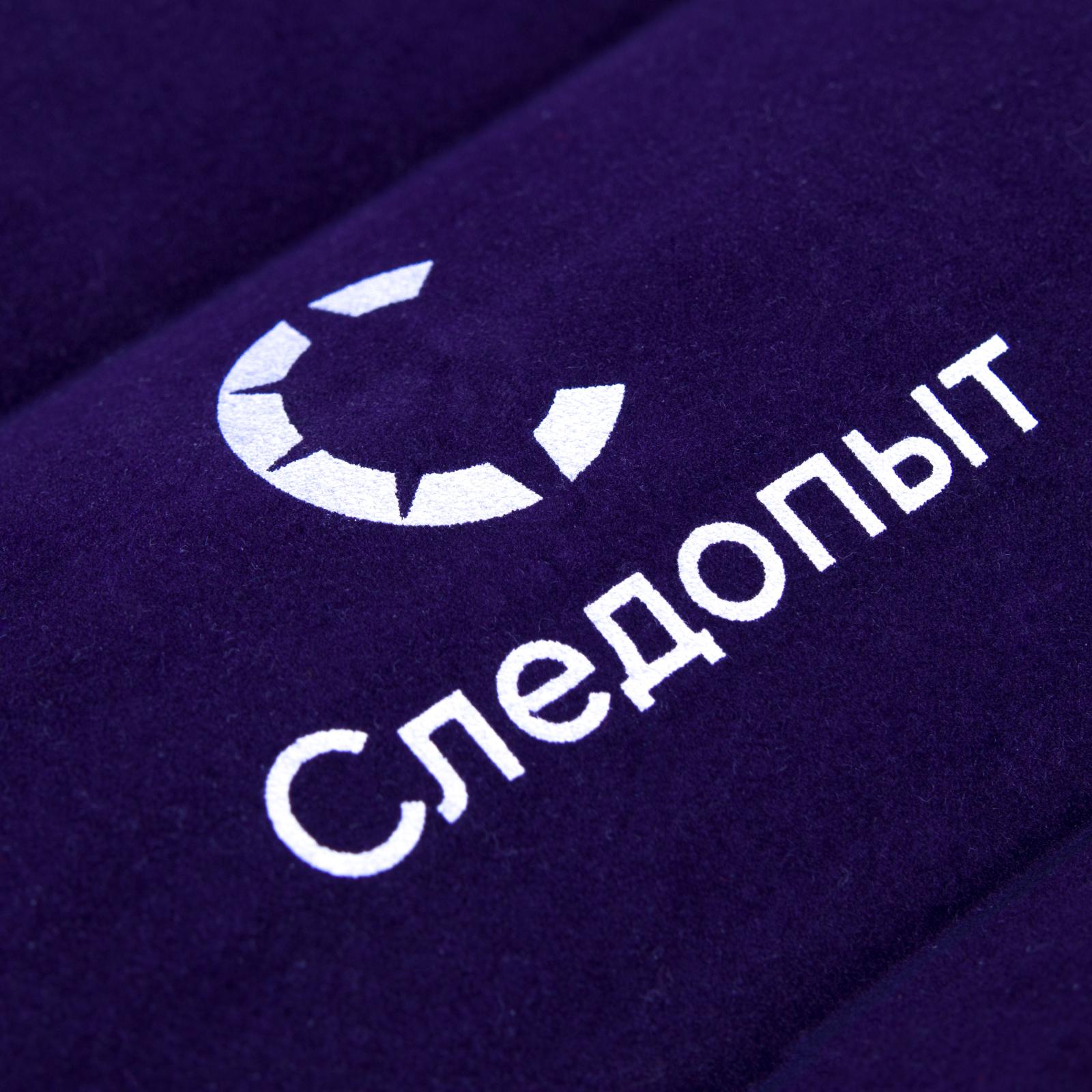 Подушка дорожная надувная СЛЕДОПЫТ прямоугольная, 43х26х8 cм, синий - 4