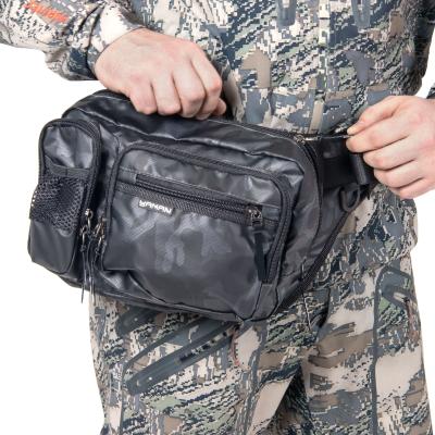 Сумка рыболовная "Yaman" Fishing Hip Bag, 28х21х17 см, цв. серый камуфляж - 9