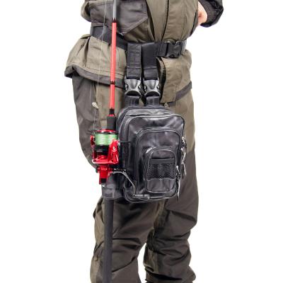 Сумка рыболовная "Yaman" Street Fishing MultiLock Pocket, 16х19х24 см, цв. серый камуфляж - 9