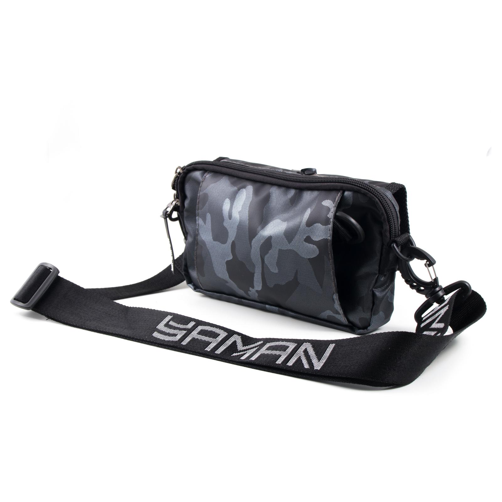 Сумка рыболовная "Yaman" Street Fishing MultiLock S-Pouch, 13,5х22х8 см, цв. серый камуфляж - 4