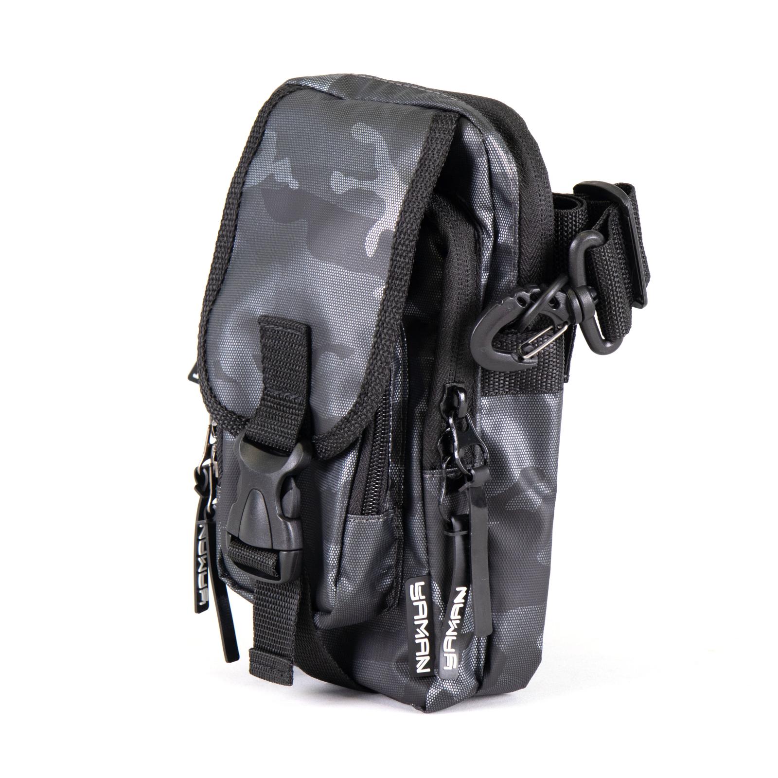 Сумка рыболовная "Yaman" Street Fishing MultiLock V-Pouch, 22х12,5х8 см, цв. серый камуфляж - 2