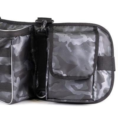 Сумка рыболовная поясная "Yaman" Fishing Belt Bag, 74х22х10 см, цв. сер.камуфляж + 2 кор. LUNO 20 - 5