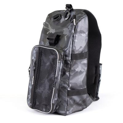 Сумка-рюкзак рыболовная "Yaman" Sling Shoulder Bag, 44х24х17 см, цв. серый камуфляж - 2