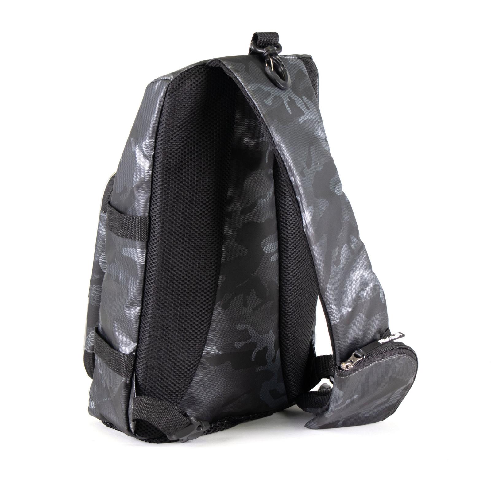 Сумка-рюкзак рыболовная "Yaman" Sling Shoulder Bag, 44х24х17 см, цв. серый камуфляж - 3