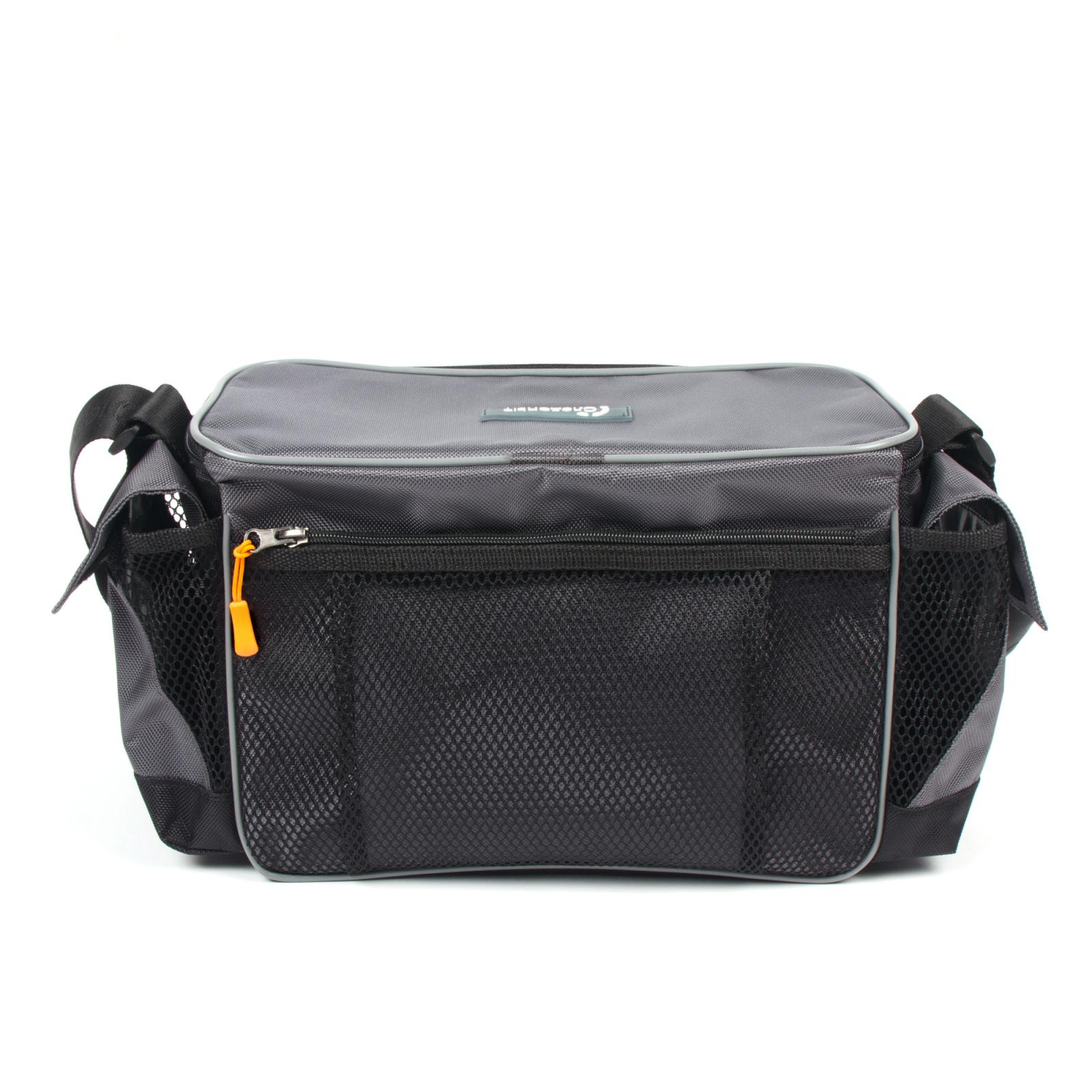 Сумка рыболовная "СЛЕДОПЫТ" Base Lure Bag L, 36х22х15 см, цв. серый, без коробок - 4