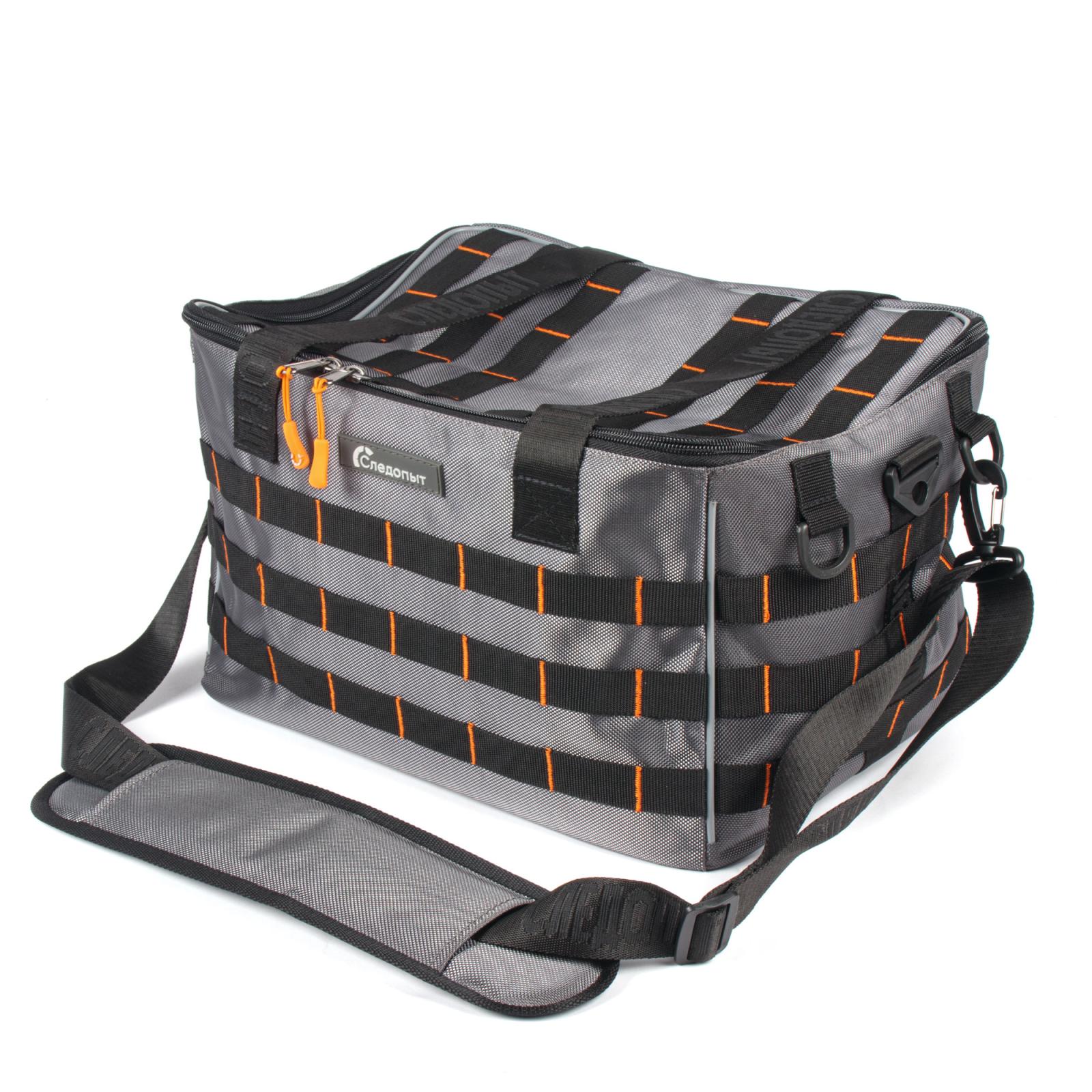 Сумка рыболовная "СЛЕДОПЫТ" Base Lure Bag XL, 38х26х25 см, цв. серый, без коробок - 2