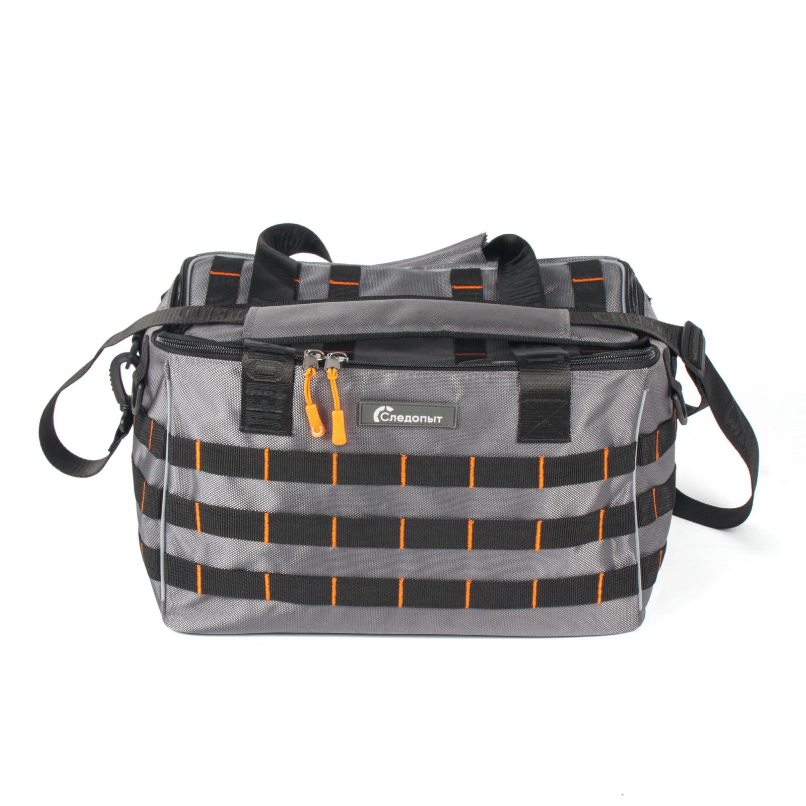Сумка рыболовная "СЛЕДОПЫТ" Base Lure Bag XL, 38х26х25 см, цв. серый, без коробок - 3
