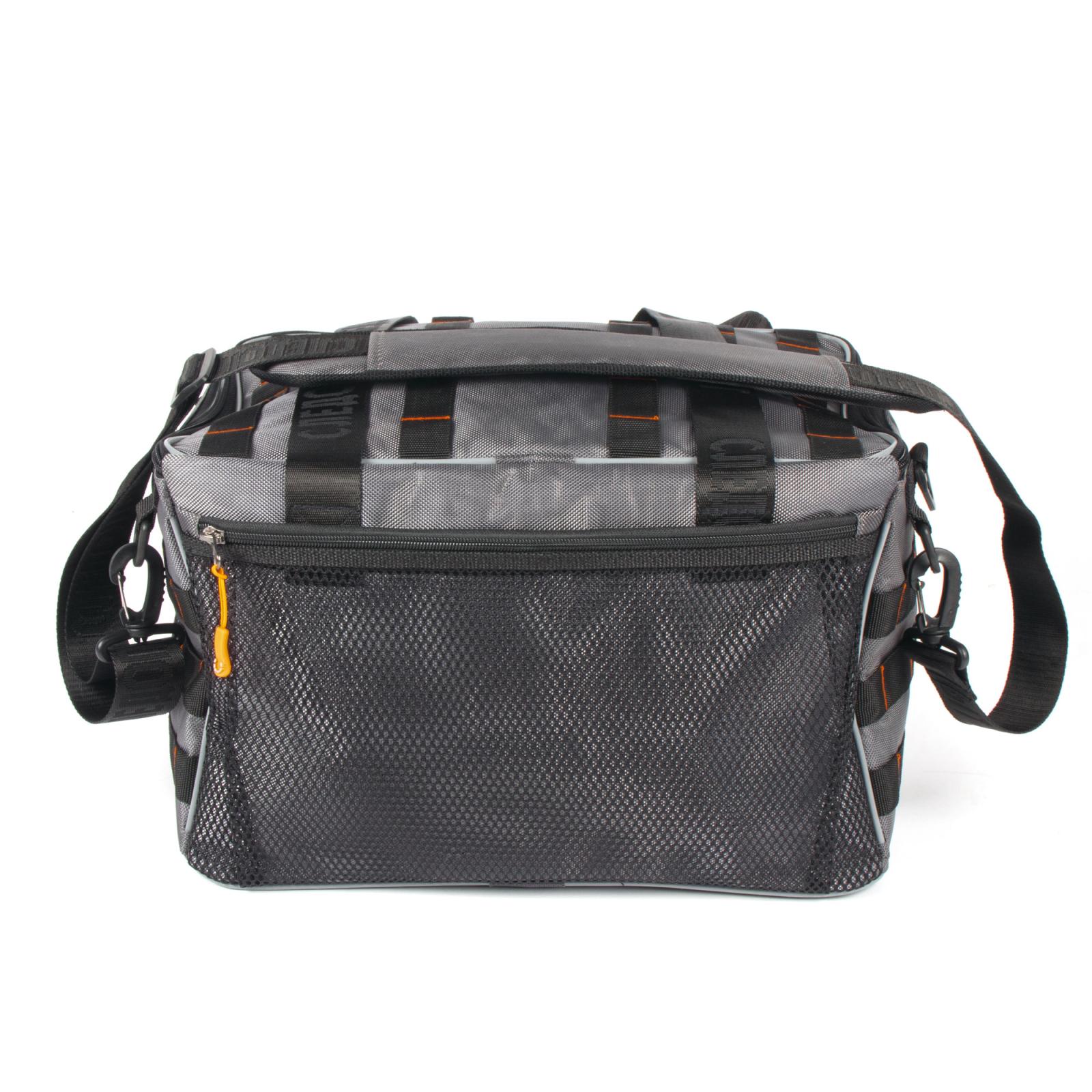 Сумка рыболовная "СЛЕДОПЫТ" Base Lure Bag XL, 38х26х25 см, цв. серый, без коробок - 4