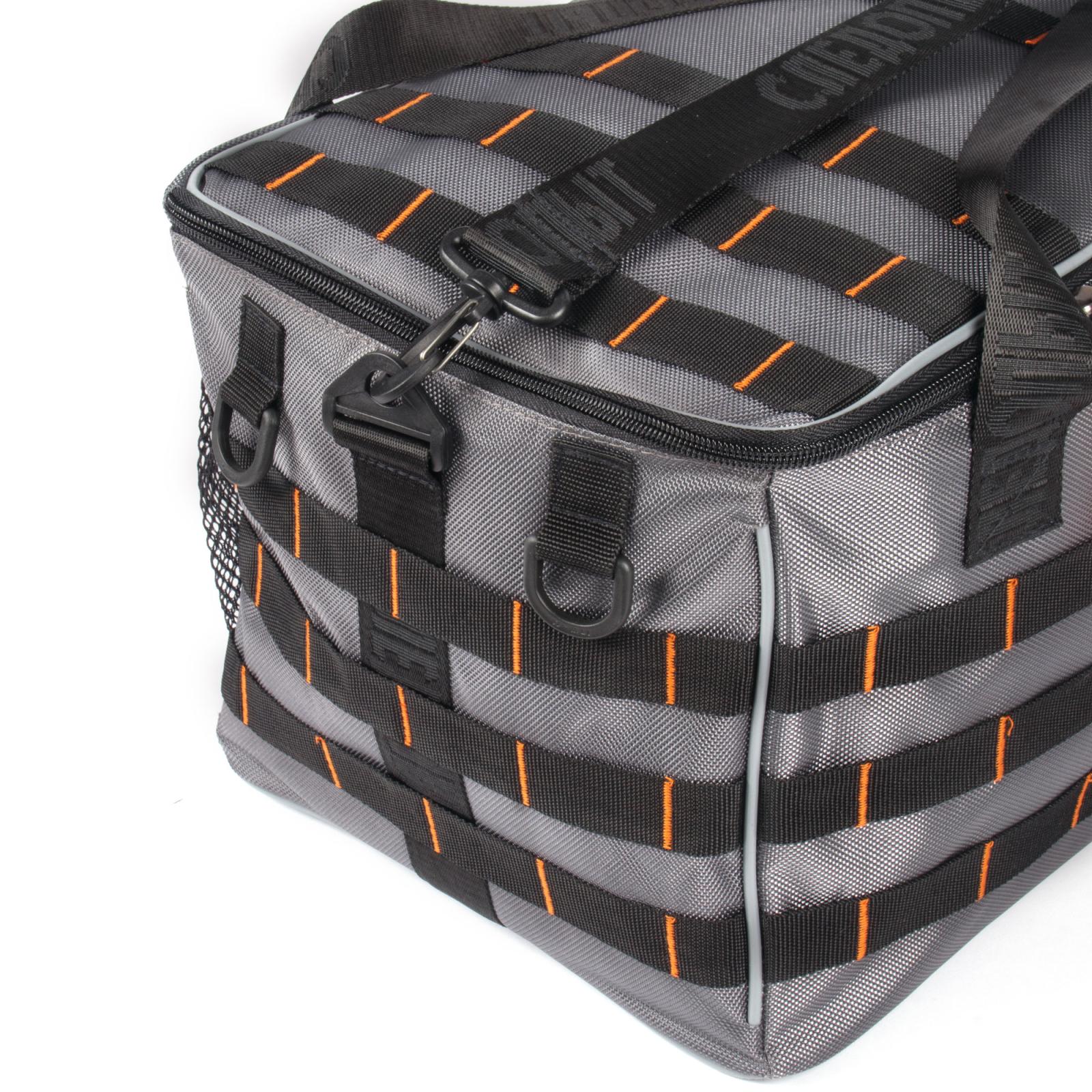 Сумка рыболовная "СЛЕДОПЫТ" Base Lure Bag XL, 38х26х25 см, цв. серый, без коробок - 5