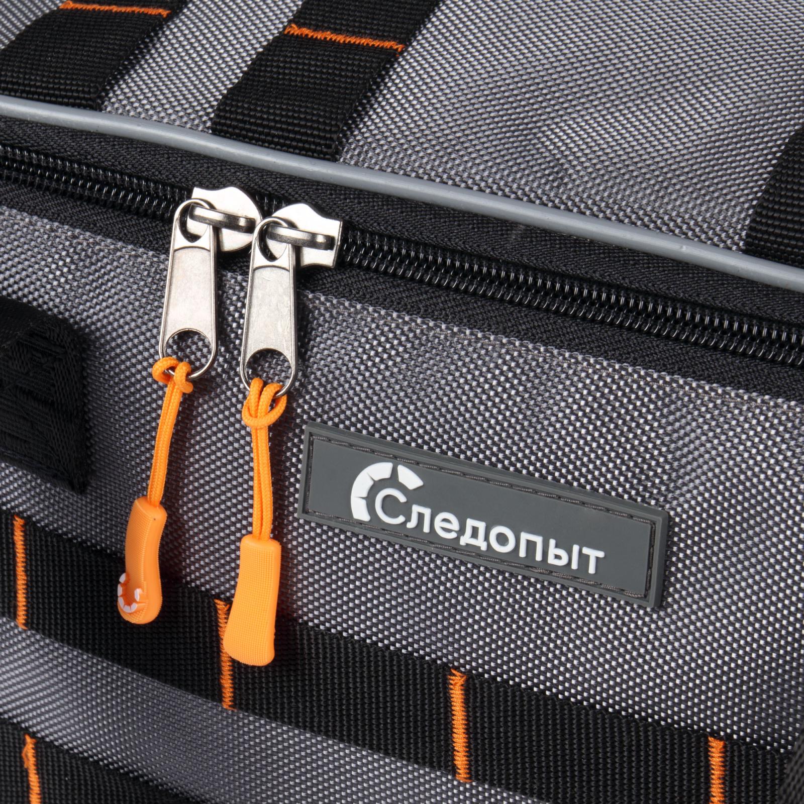 Сумка рыболовная "СЛЕДОПЫТ" Base Lure Bag XL, 38х26х25 см, цв. серый, без коробок - 7