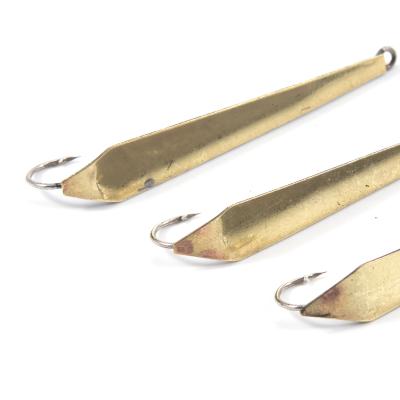 Блесна вертикальная "Яман" Уловистая,размер 45 мм, вес 3 г, цвет латунь (уп.3 шт.) - 3