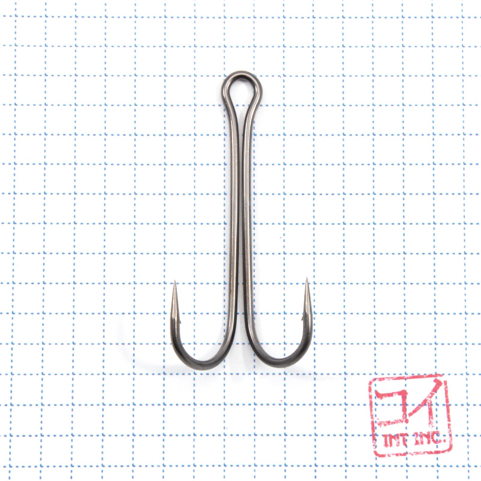 Крючок KOI "DOUBLE HOOK", размер 4/0 (INT), цвет BN, двойник (10 шт.) - 1