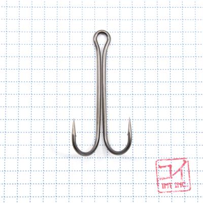 Крючок KOI "DOUBLE HOOK", размер 4/0 (INT), цвет BN, двойник (10 шт.) - 1