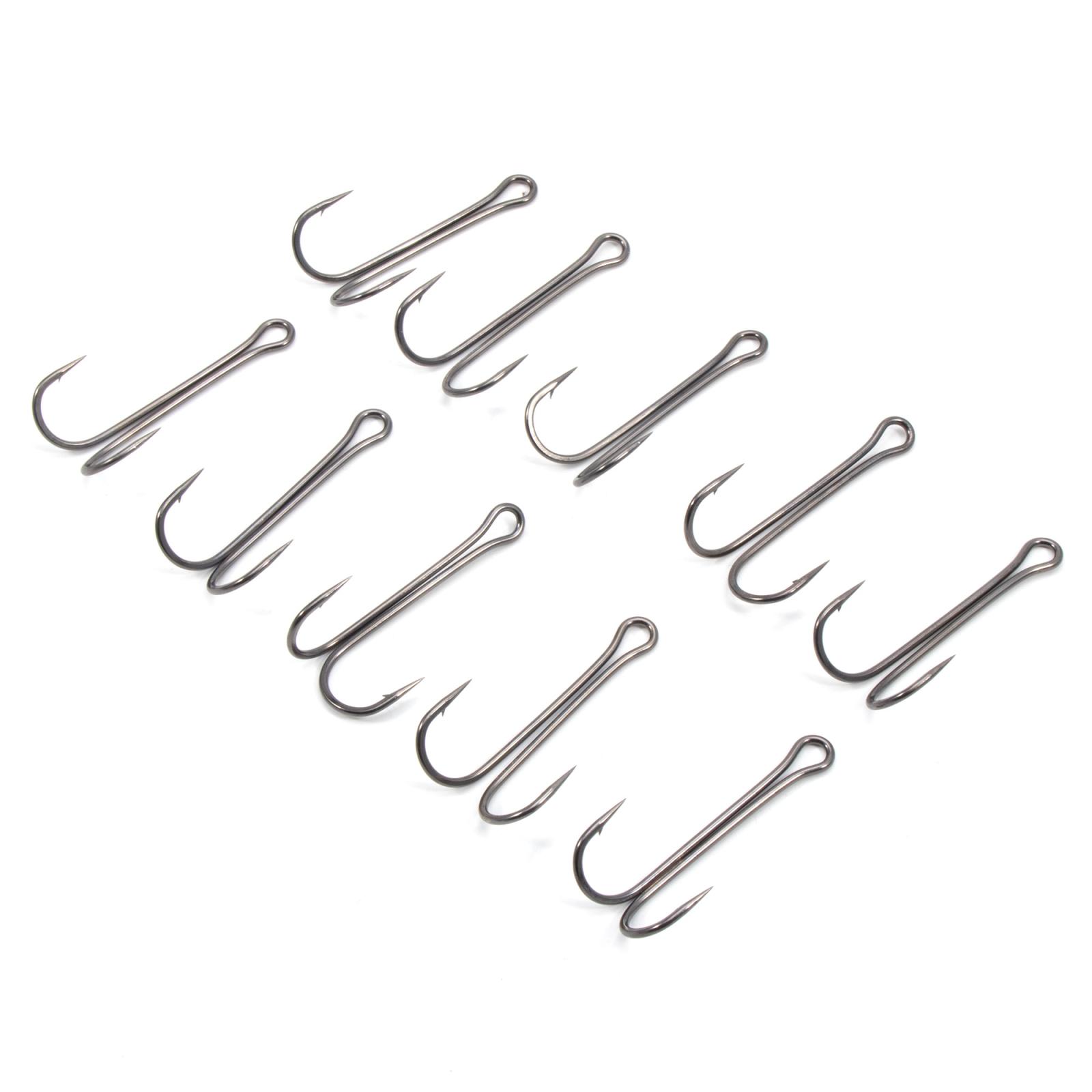 Крючок KOI "DOUBLE HOOK", размер 4/0 (INT), цвет BN, двойник (10 шт.) - 2