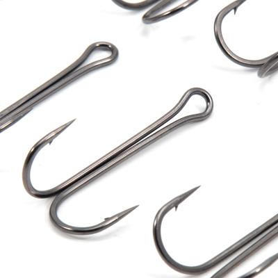Крючок KOI "DOUBLE HOOK", размер 4/0 (INT), цвет BN, двойник (10 шт.) - 3