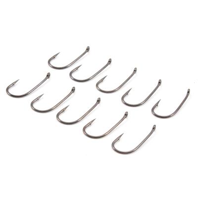 Крючок KOI "LONG CARP HOOK", размер 4 (INT), цвет BN (10 шт.) - 2
