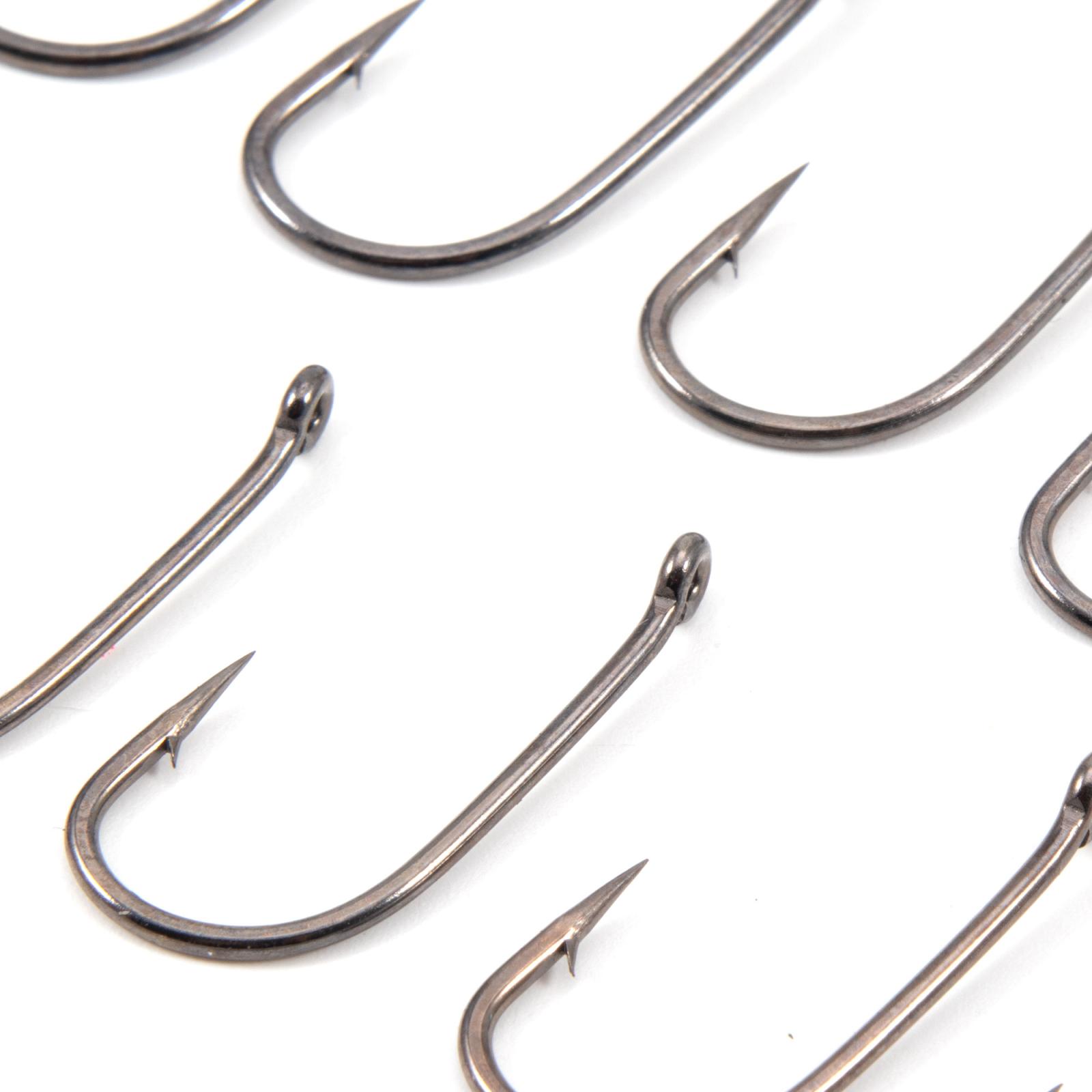 Крючок KOI "LONG CARP HOOK", размер 4 (INT), цвет BN (10 шт.) - 3
