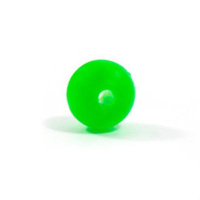 Бусина фидерная Namazu Soft Beads, PVC, d-6 мм, круглая, цв. темно-зеленый (20 шт.) - 3