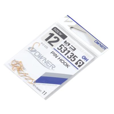 Крючок OWNER Pin Hook gold №12 11 шт - 4