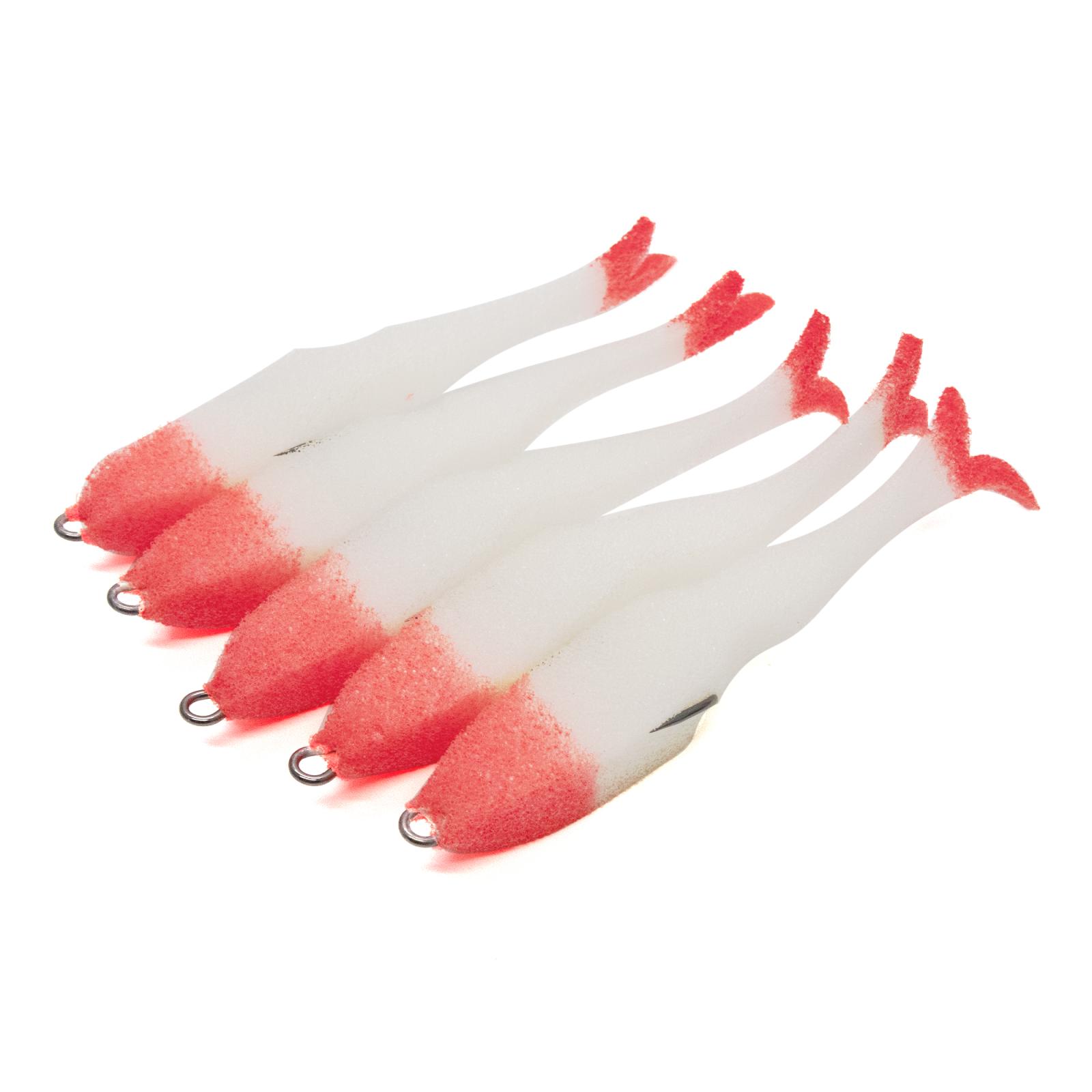 Поролоновая рыбка YAMAN Devious Minnow на двойнике, р. 105 мм, цвет 15 UV (5 шт.) - 3