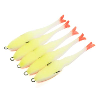 Поролоновая рыбка YAMAN Devious Minnow на двойнике, р. 105 мм, цвет 16 UV (5 шт.) - 3