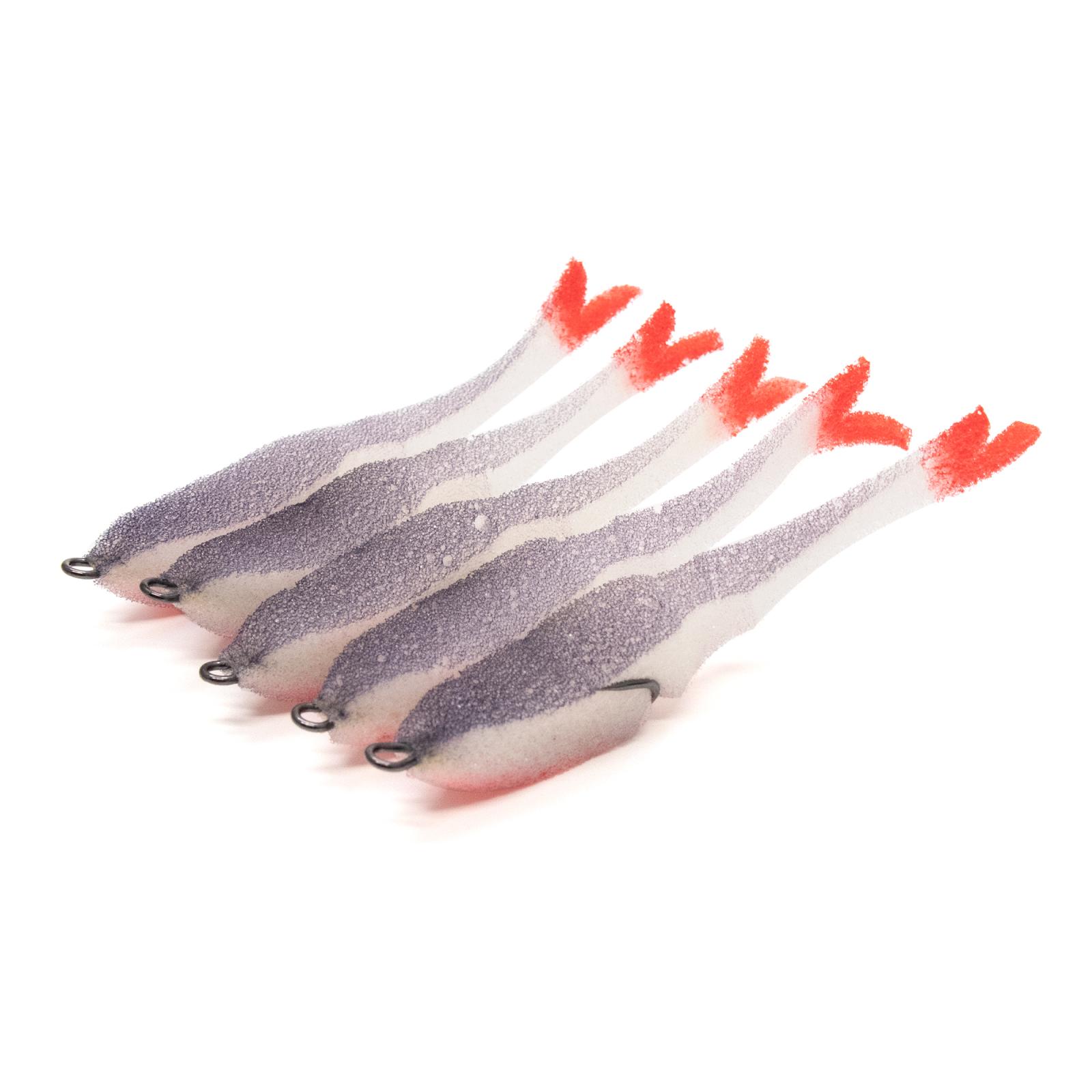 Поролоновая рыбка YAMAN Devious Minnow на двойнике, р. 105 мм, цвет 18 UV (5 шт.) - 2