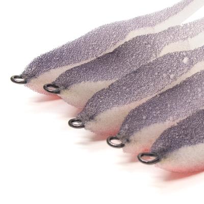 Поролоновая рыбка YAMAN Devious Minnow на двойнике, р. 105 мм, цвет 18 UV (5 шт.) - 3