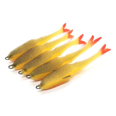 Поролоновая рыбка YAMAN Devious Minnow на двойнике, р. 105 мм, цвет 19 UV (5 шт.) - 2