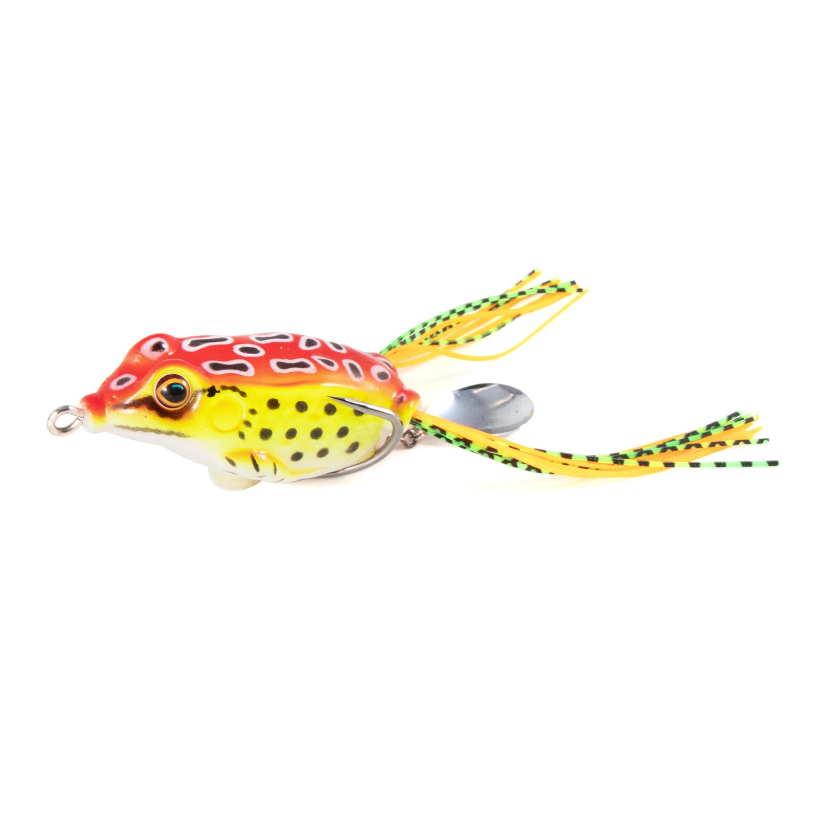 Лягушка-незацепляйка Namazu FROG с лепестком, 55 мм, 10 г,цвет 09, крючок-двойник YR Hooks (BN) #1/0 - 2