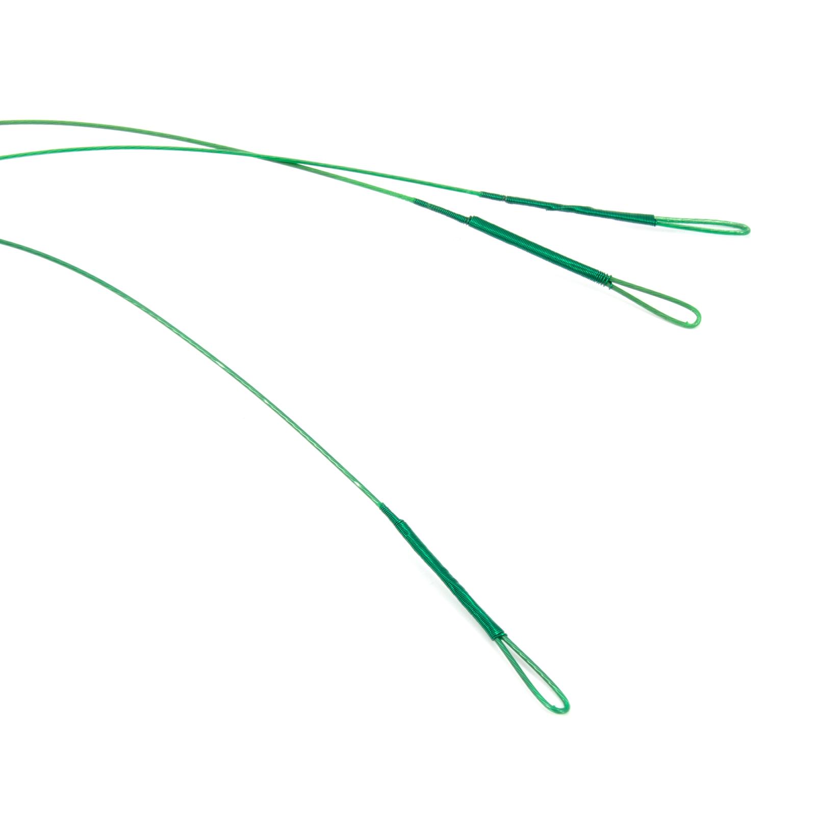 Поводок стальной NAMAZU Leader 1х7 Nylon Coated Green, d-0,33 мм, L-30 см, с одинарным крючком 92247 - 4