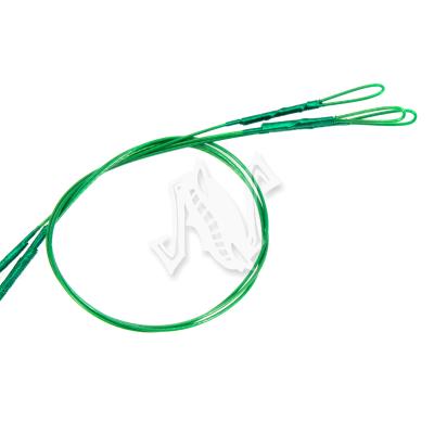 Поводок стальной NAMAZU Leader 1х7 Nylon Coated Green, d-0,42 мм, L-20 см, с одинарным крючком 92247 - 4