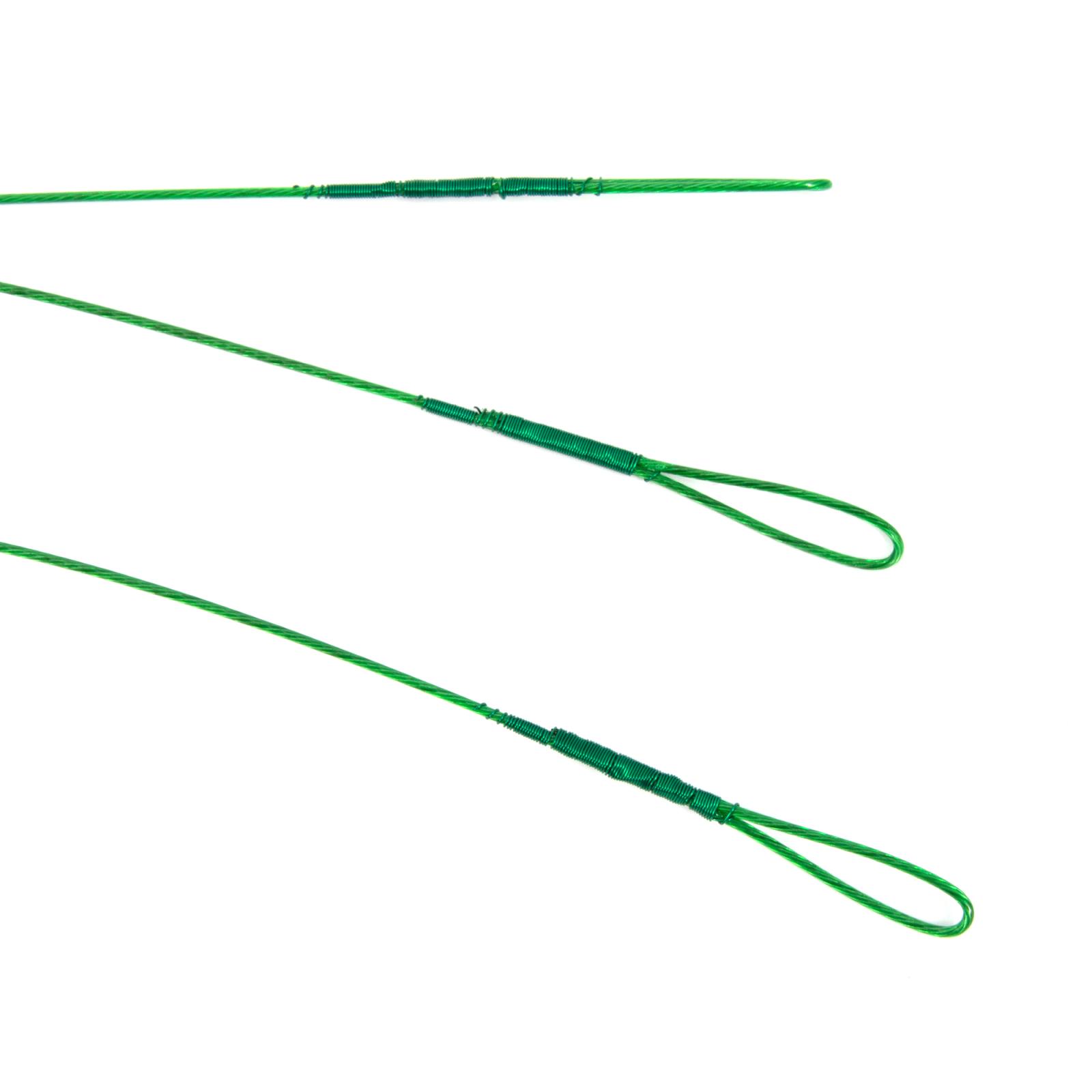 Поводок стальной NAMAZU Leader 1х7 Nylon Coated Green, d-0,48 мм, L-40 см, с одинарным крючком 92247 - 4