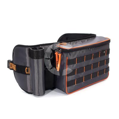 Сумка рыболовная поясная "СЛЕДОПЫТ" Fishing Belt Bag, 74х22х10 см, цв. серый, без коробок - 1