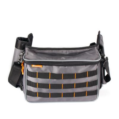 Сумка рыболовная поясная "СЛЕДОПЫТ" Fishing Belt Bag, 74х22х10 см, цв. серый, без коробок - 3