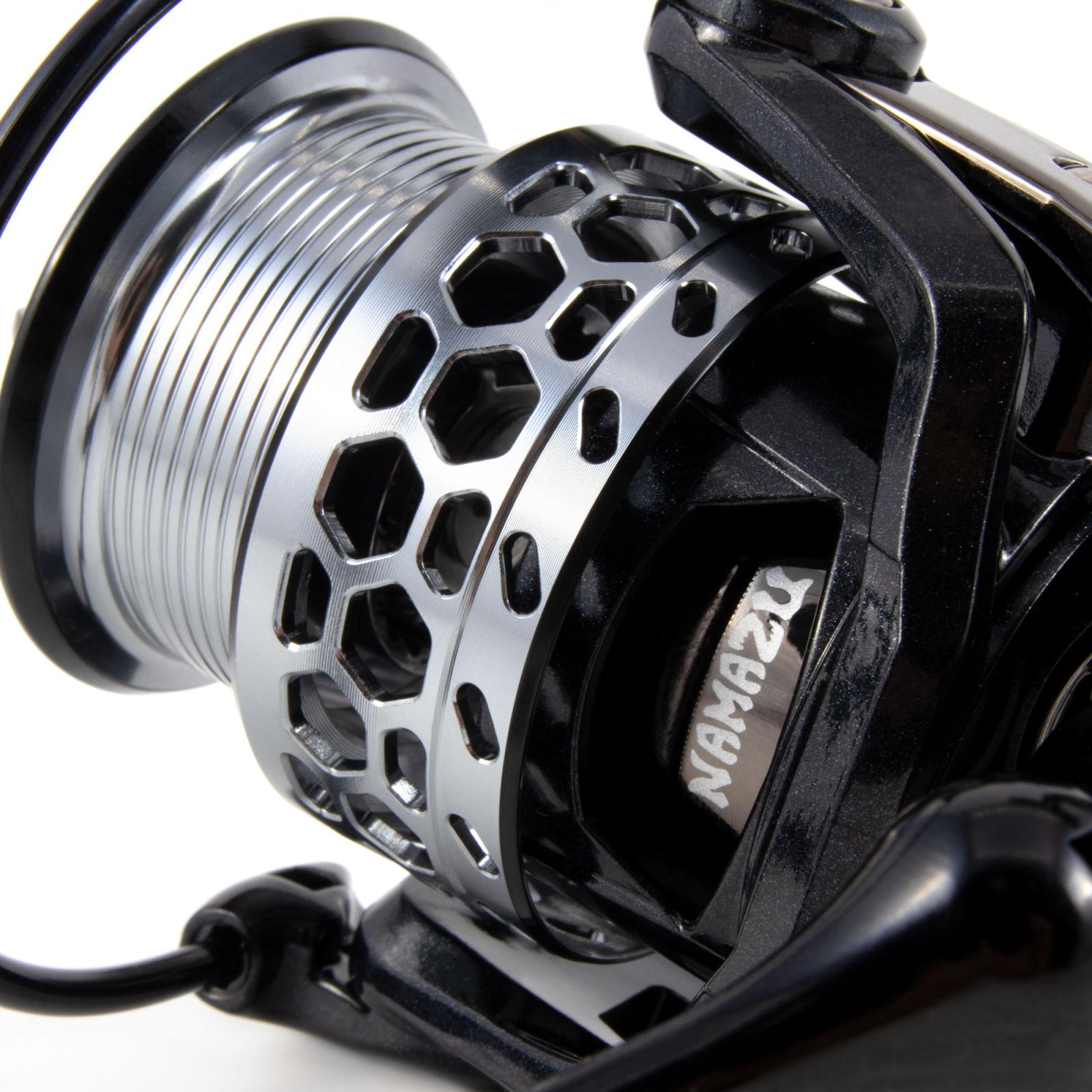Катушка безынерционная Namazu Pro Diamond Carbon DC3000 , 8+1 подш., метал. шпуля - 4