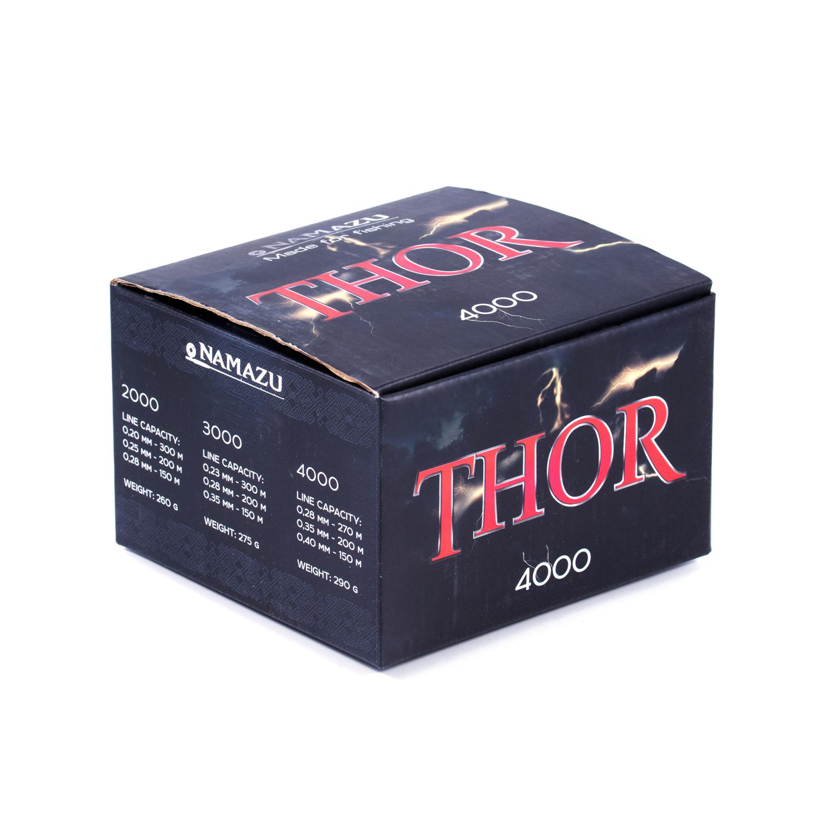 Катушка безынерционная Namazu Pro Thor TH4000 , 8+1 подш., метал. шпуля +пластиковая шпуля - 4