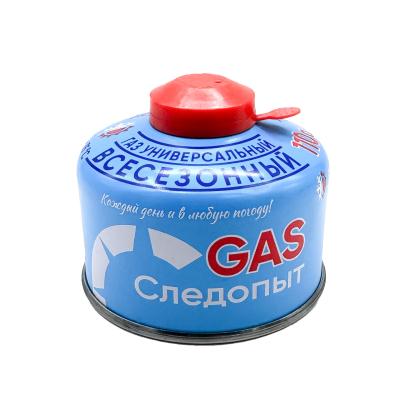 Газ для порт. плит "СЛЕДОПЫТ", метал. баллон, 110гр. резьб., (всесезонный) РОССИЯ - 1