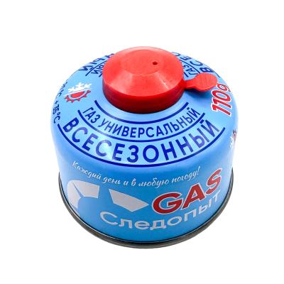 Газ для порт. плит "СЛЕДОПЫТ", метал. баллон, 110гр. резьб., (всесезонный) РОССИЯ - 2