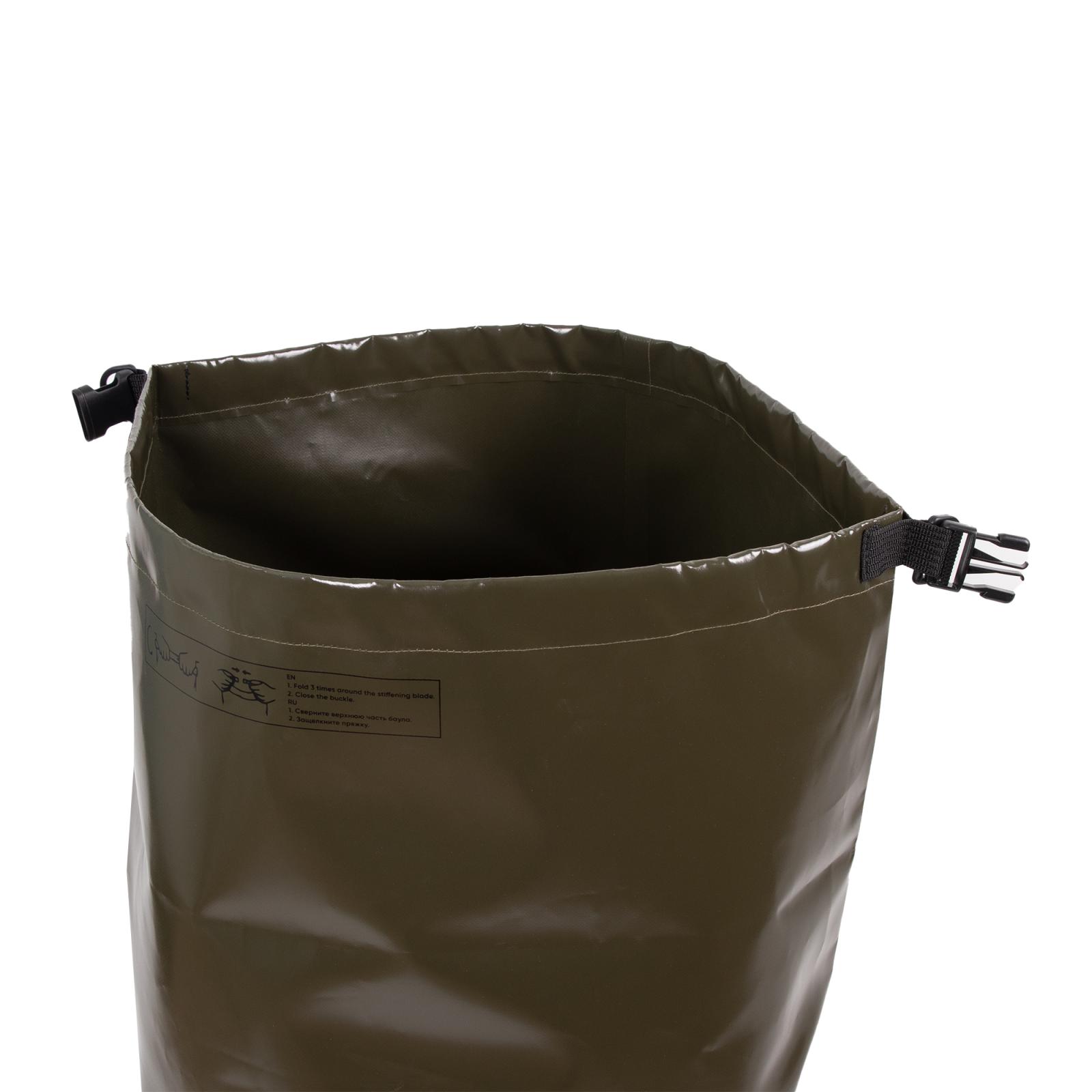 Гермомешок "СЛЕДОПЫТ - Dry Bag" без лямок, 120 л,ПВХ, цв. хаки - 5