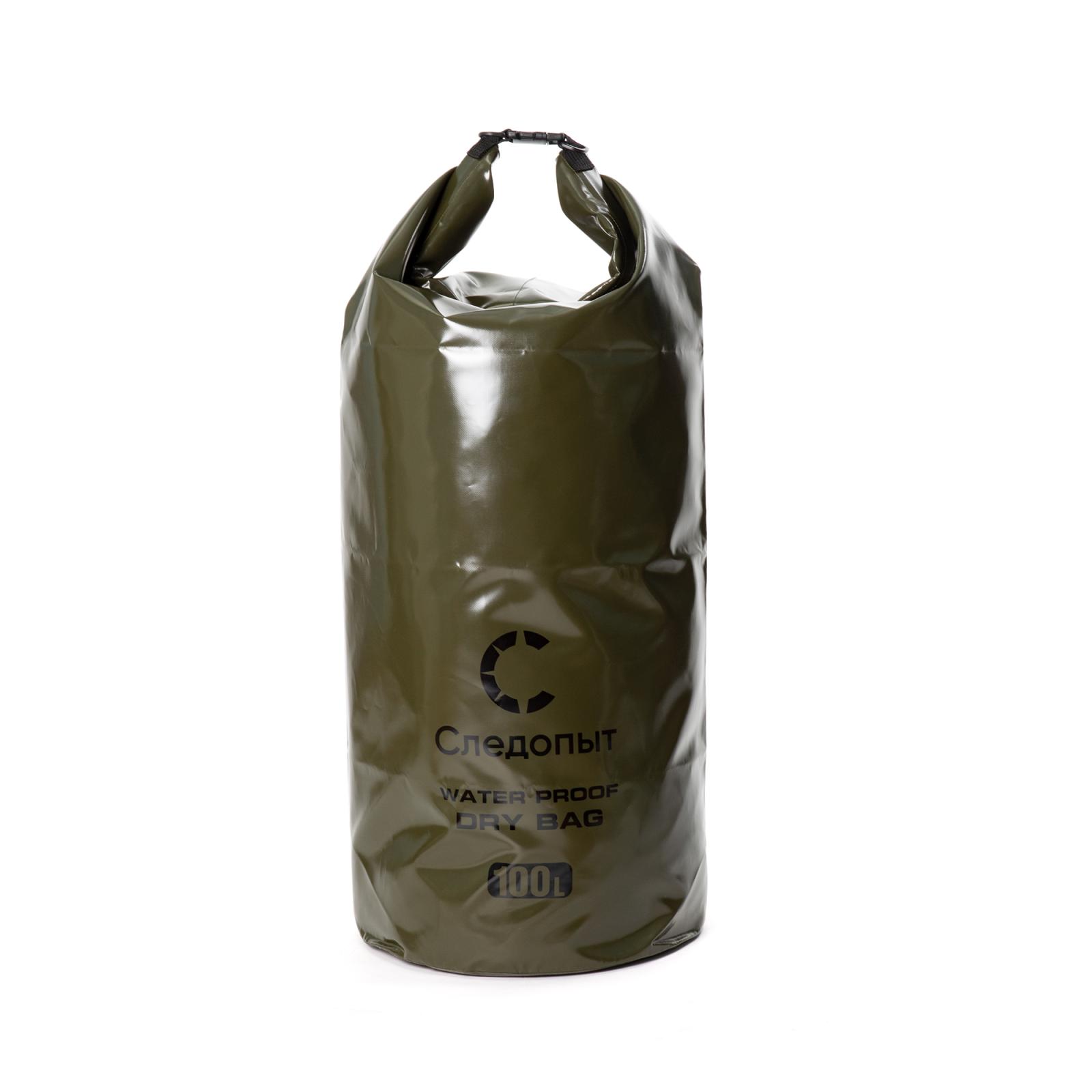 Гермомешок "СЛЕДОПЫТ - Dry Bag" без лямок, 100 л,ПВХ,цв. хаки - 1