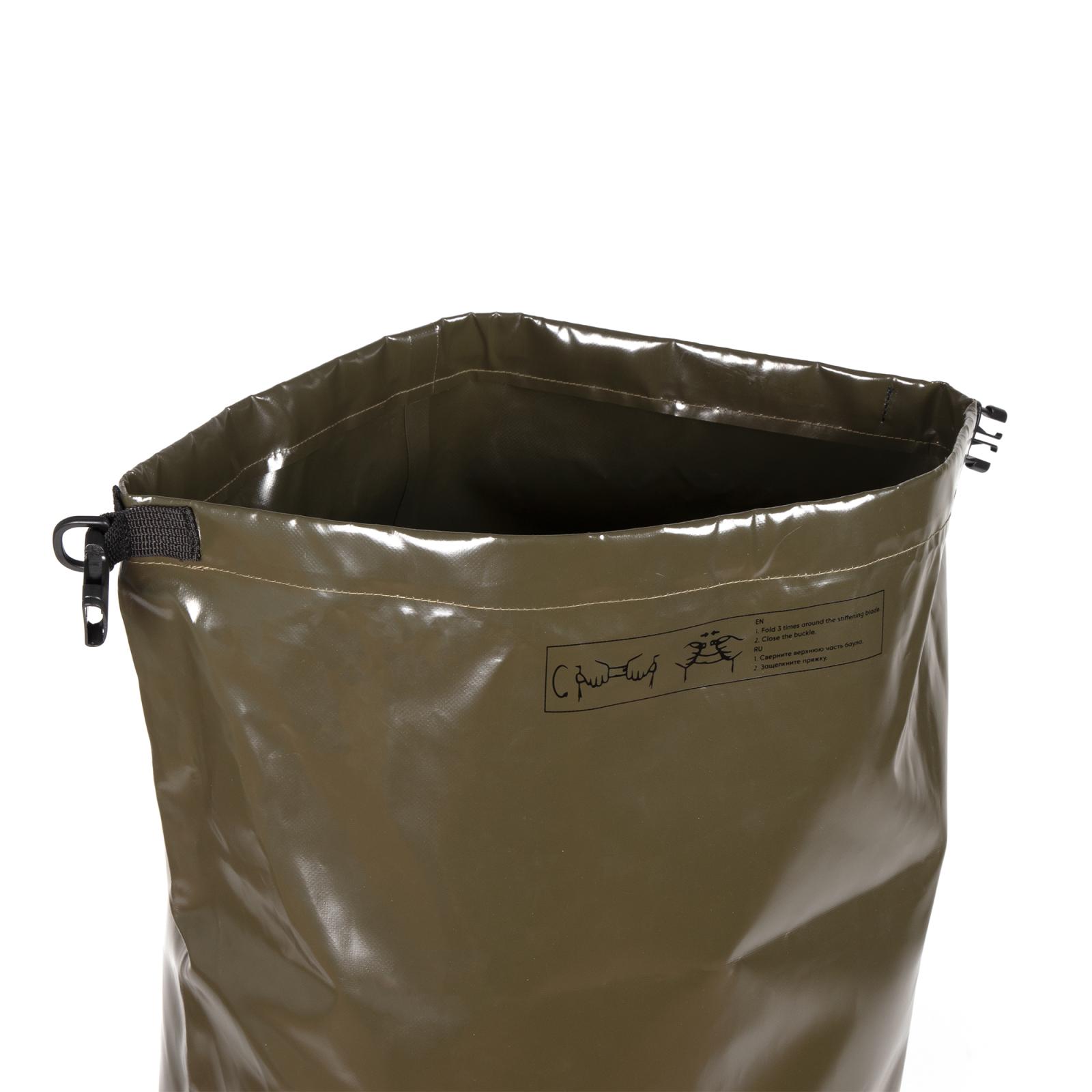 Гермомешок "СЛЕДОПЫТ - Dry Bag",с лямками, 80 л,ПВХ, цв. хаки - 6