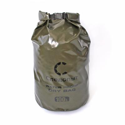 Гермомешок "СЛЕДОПЫТ - Dry Bag",с лямками, 100 л,ПВХ, цв. хаки - 1
