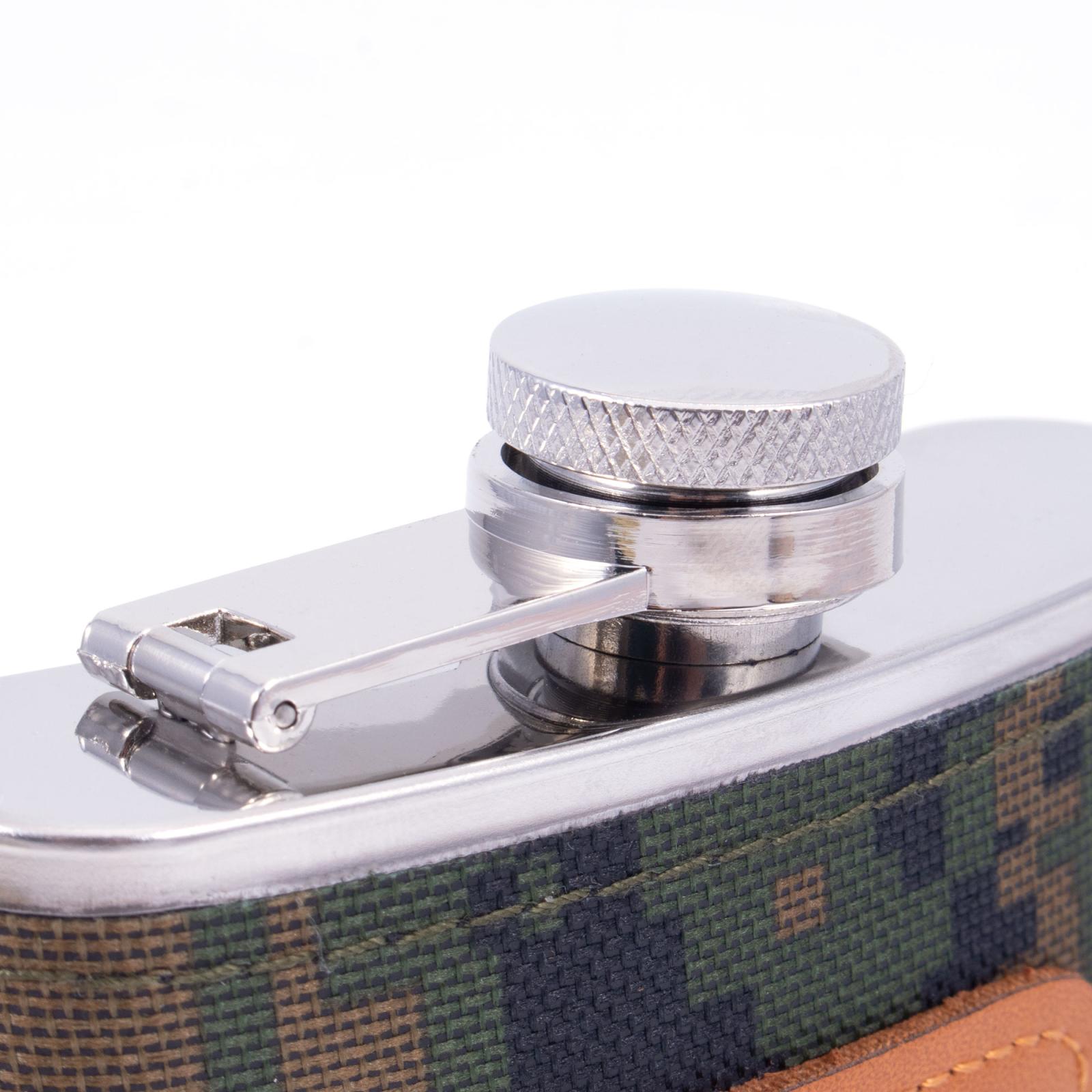 Фляжка "СЛЕДОПЫТ", в оплетке из oxford camo pixel, 180 мл - 3